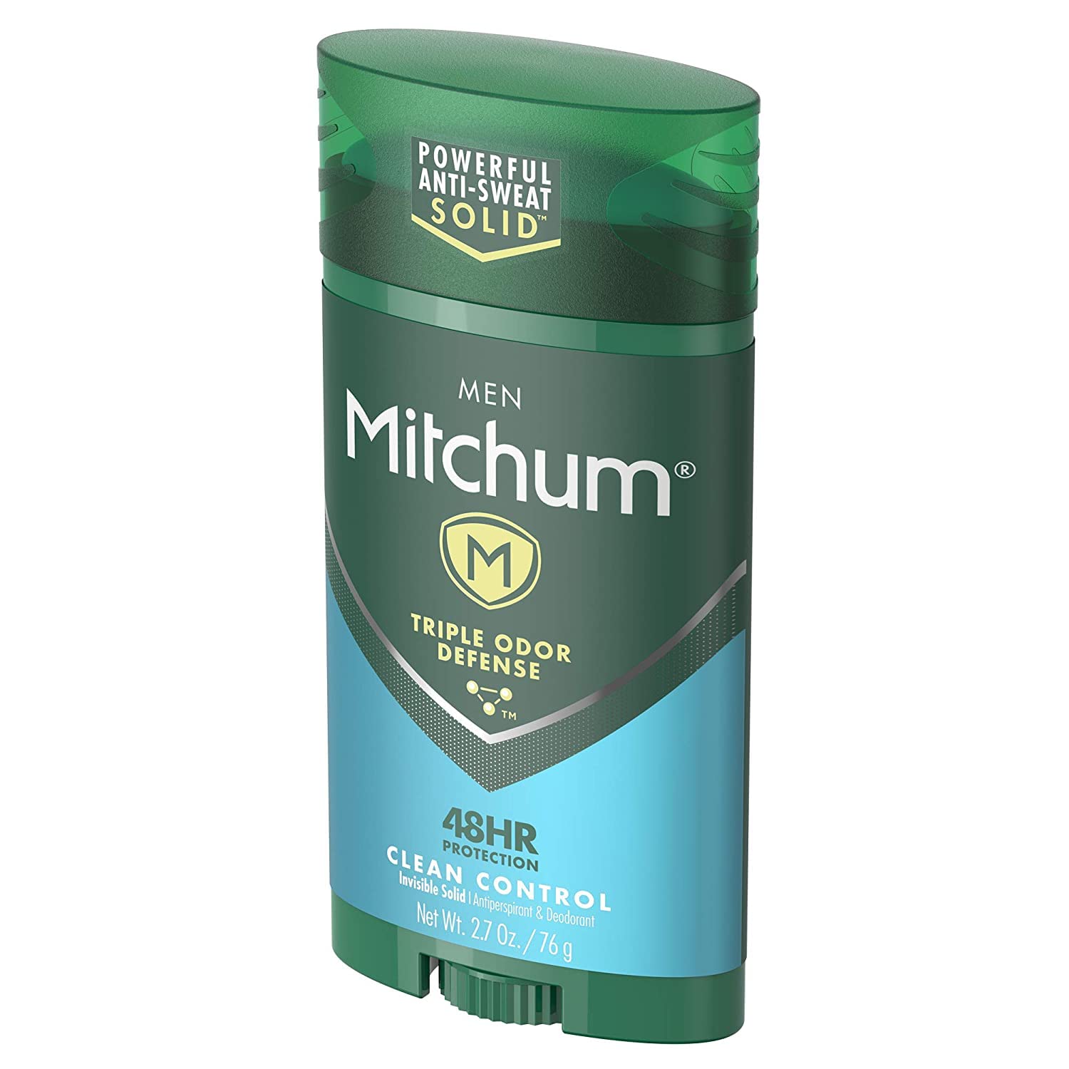 Mitchum Men Advanced Control, Clean Control Invisible Solid 2.7 oz (Pack of 4)