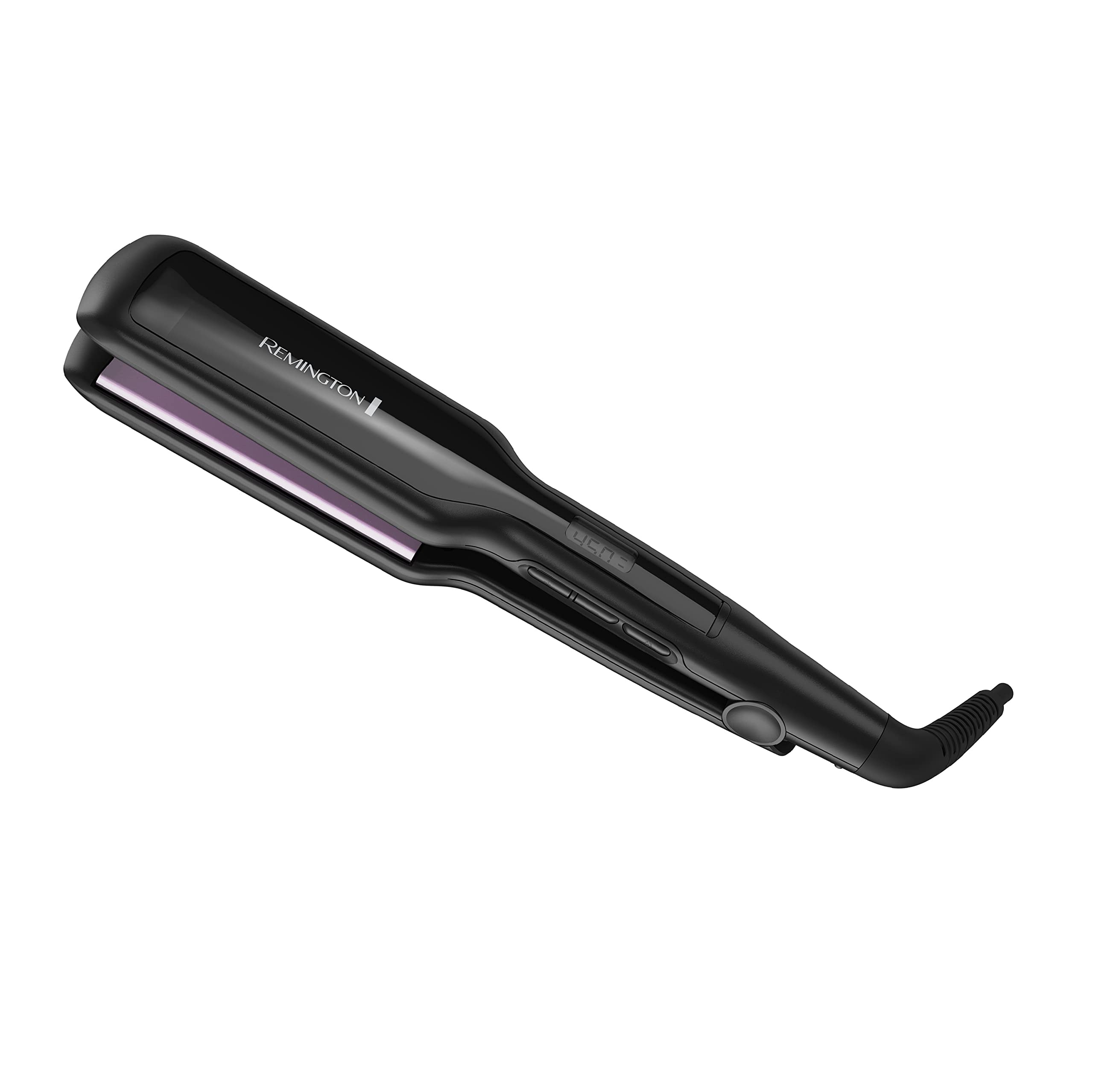 Remington 1 3/4 Flat Iron, Hair Straightener with Anti-Static Technology, 30-Second Heat Up & 60 Minute Auto Shut-off, 30% Longer Ceramic Floating Plates, Titanium + Ceramic Coating