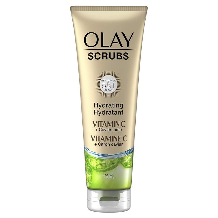 Olay Olay hydrating face scrub with vitamin c and caviar lime essence, 4.2 fl oz, 4.2 Fl Oz