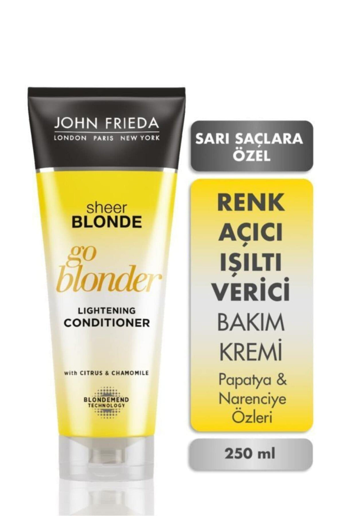 John Frieda Sheer Blonde Go Blonder Lightening Conditioner - 8.45 Ounce (Pack of 4)