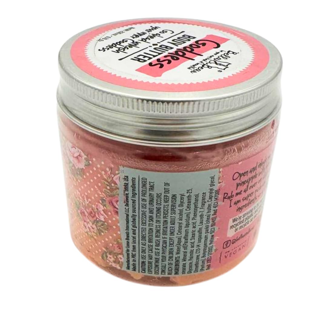 Bella & Bear Goddess Body Butter Scar Cream - Skin Care Moisturizer - Pure Smoothing Beauty Product Cruelty-Free, Vegan Butter with Natural Ingredients - Hydrate Skincare for Dry Skin