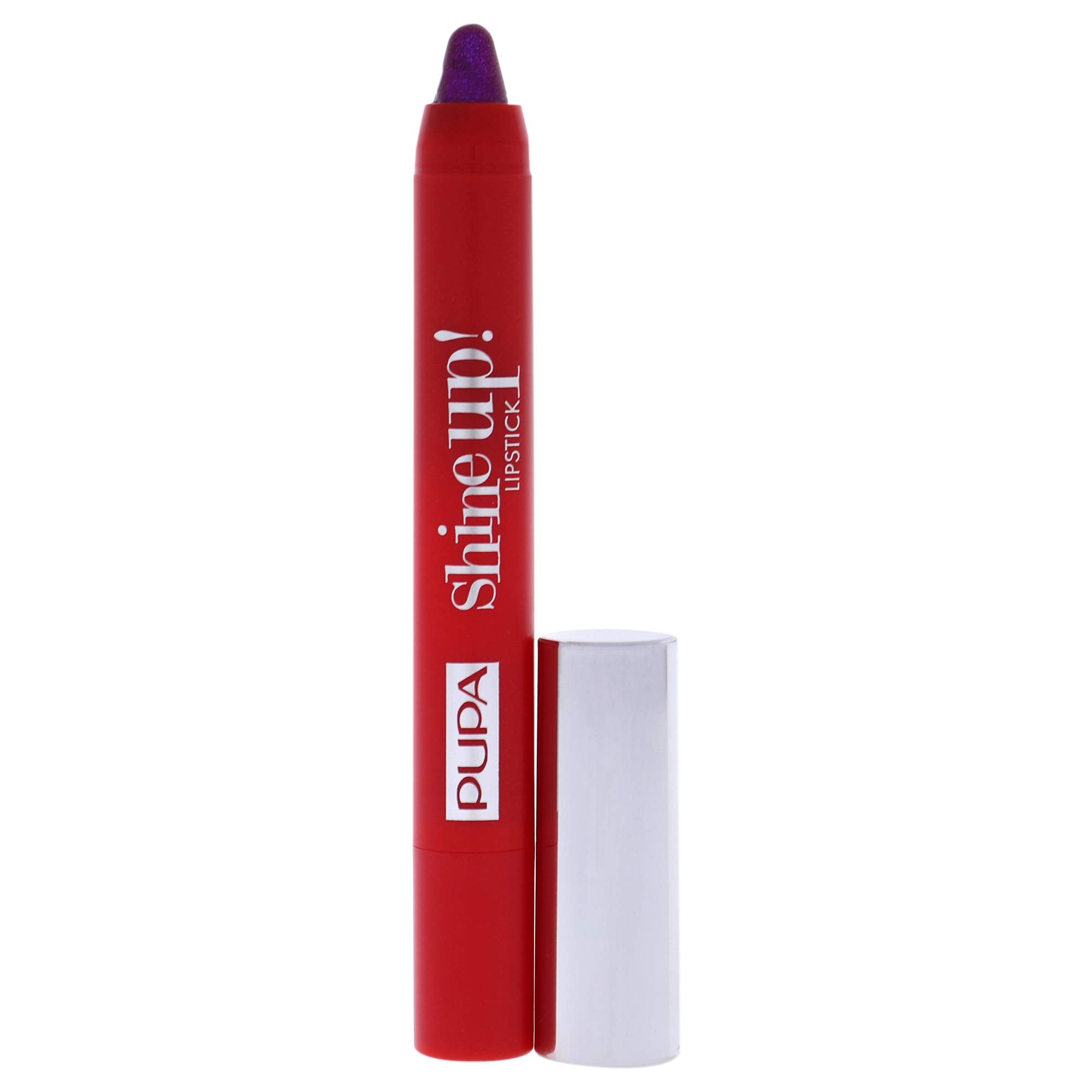 PUPA Milano Shine Up! Lipstick - Provides Definition And Fullness - Two In One Crayon - Achieve Full Metallic Finish - Provides Extreme Shimmer - Long Lasting - 011 Scandalous Lips - 0.056 OZ
