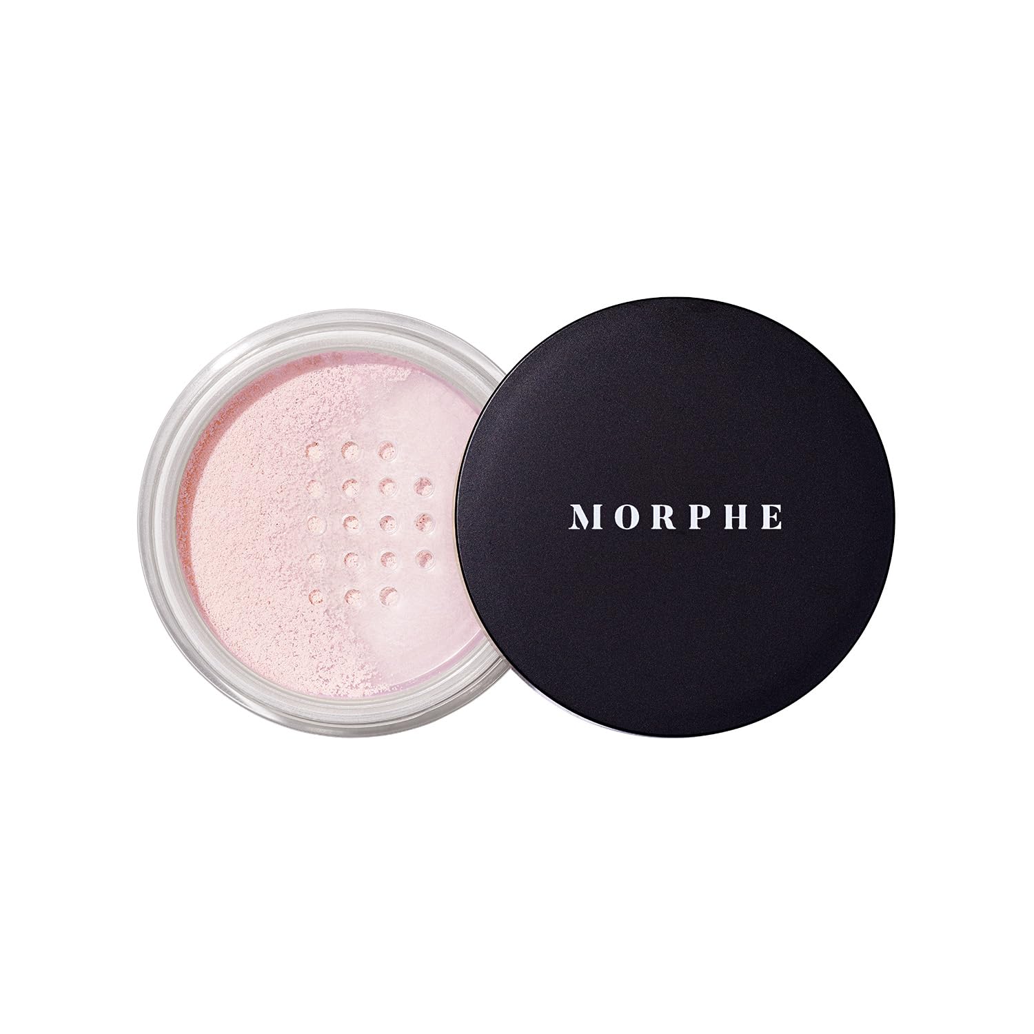 Morphe Bake & Set Setting Powder - Lightweight, Talc-Free Finishing Powder for Face Makeup with a Soft, Natural Finish - Minimizes Shine for Up to 24HR - Brightening Pink (0.31 oz)
