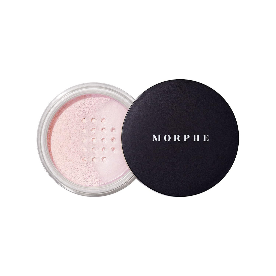 Morphe Bake & Set Setting Powder - Lightweight, Talc-Free Finishing Powder for Face Makeup with a Soft, Natural Finish - Minimizes Shine for Up to 24HR - Brightening Pink (0.31 oz)