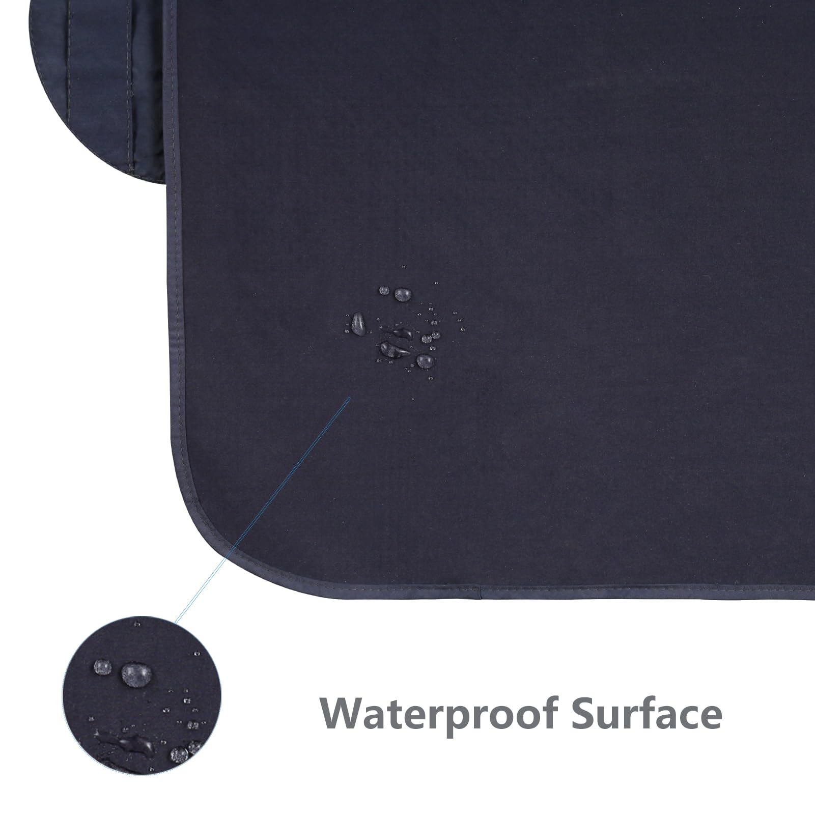 WOMUMON Extra Large Booster Chair Cover, Dining Chair Seat Protector Cover for Booster Seat, Non-Slip Backing, Waterproof, Oil-Proof and Stain-Proof, Easy to Wipe Clean