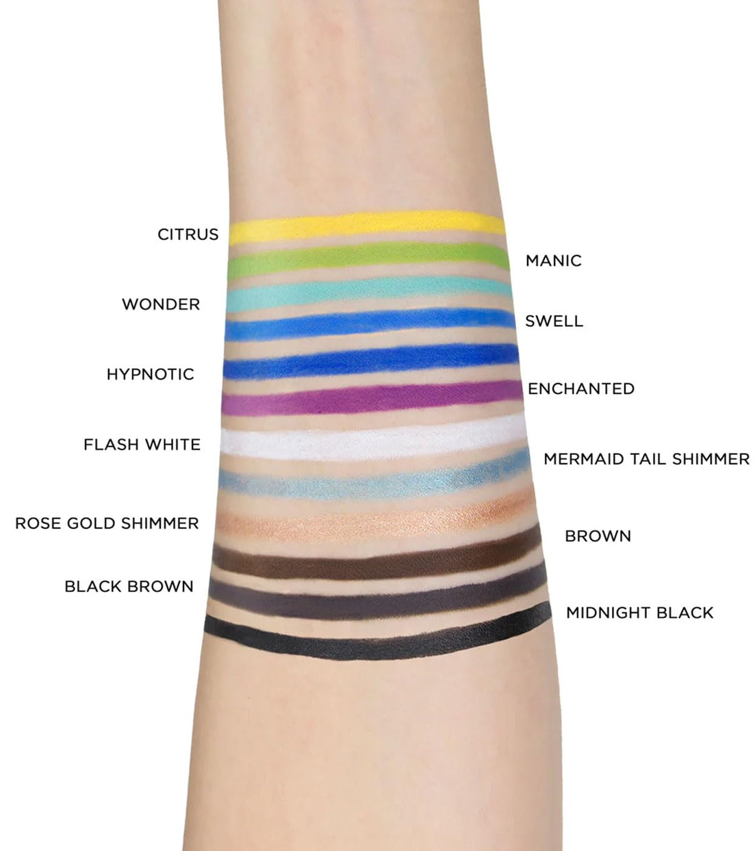 Neon Gel Eyeliner - Brown