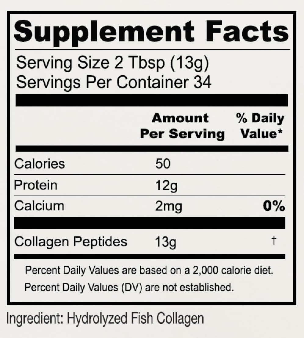 Anthony's Hydrolyzed Marine Collagen Peptides, Gluten-Free, Paleo and Keto Friendly, Unflavored, 1-Pound