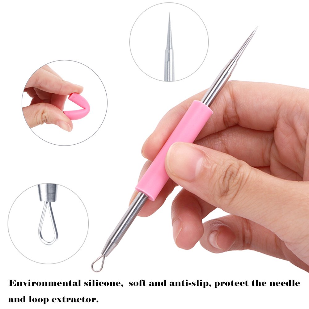 BEZOX Professional Acne Removal Needle Whitehead & Blackhead Removal Extractor Tool