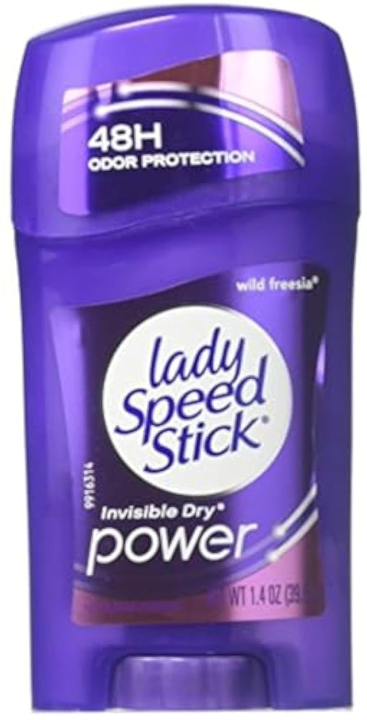 Lady Speed Stick Antiperspirant Deodorant Invisible Dry Wild Freesia 1.40 oz (Pack of 12)