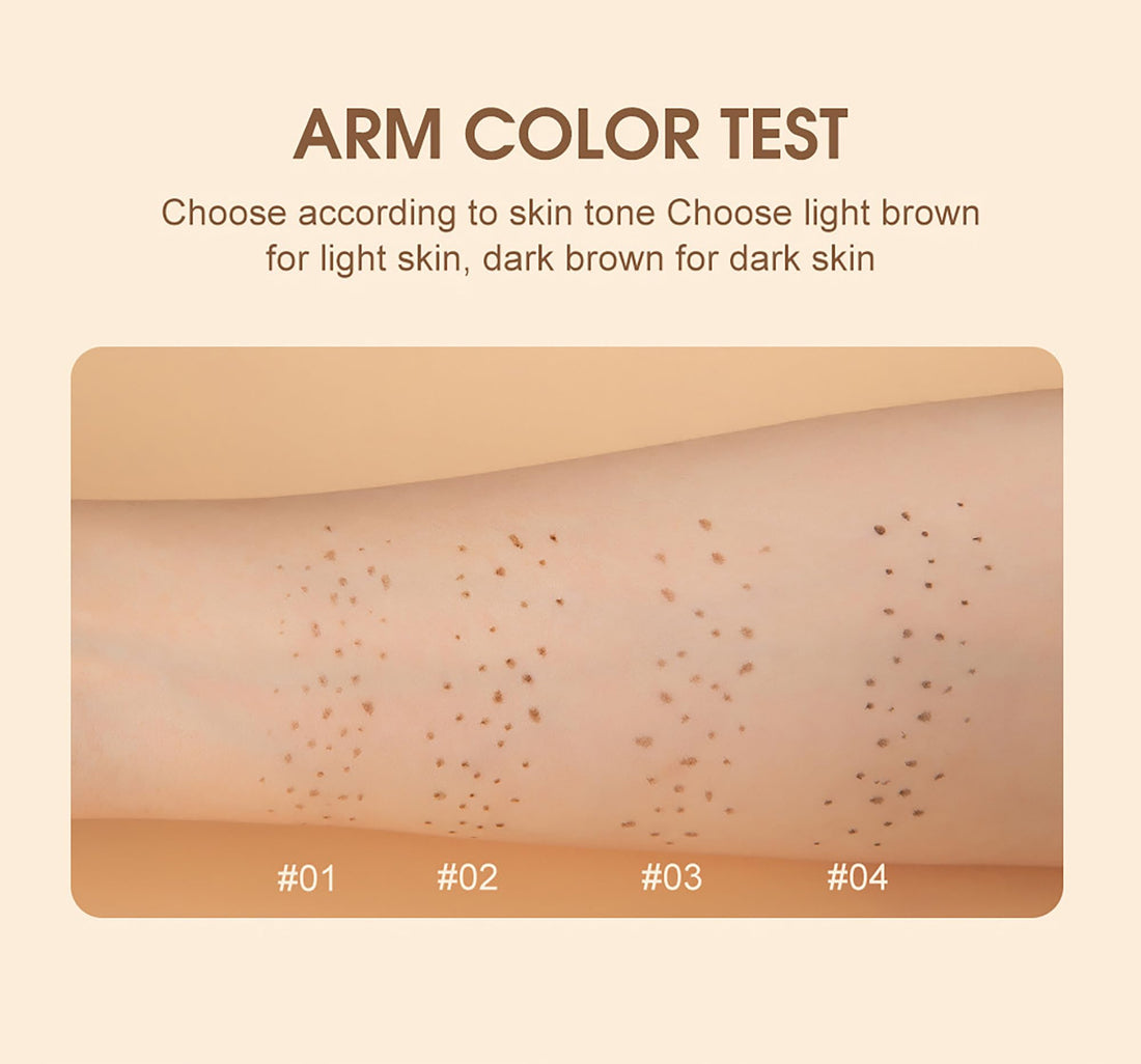 Freckle Pen Professional Lifelike Face Concealer Point Out Natural Waterproof Longlasting Soft Artificial Freckles Fine Makeup Freckle Pen Life Face Decoration (#04 Dark Brown)