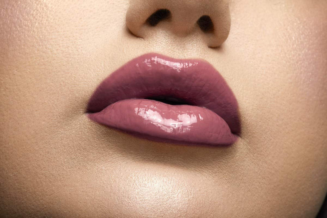 Nyx Professional Makeup Lip Lingerie Gloss, Dark Pink-brown, 0.11 Ounce