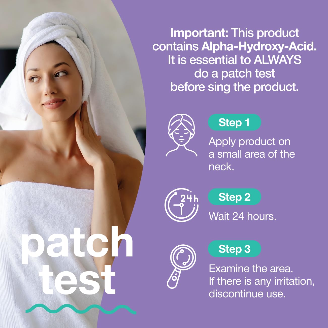 TOUCH Keratosis Pilaris Exfoliating Body Wash Cleanser - KP Body Wash with 15% Glycolic Acid, Aloe Vera, & Hyaluronic Acid - 4 Ounce