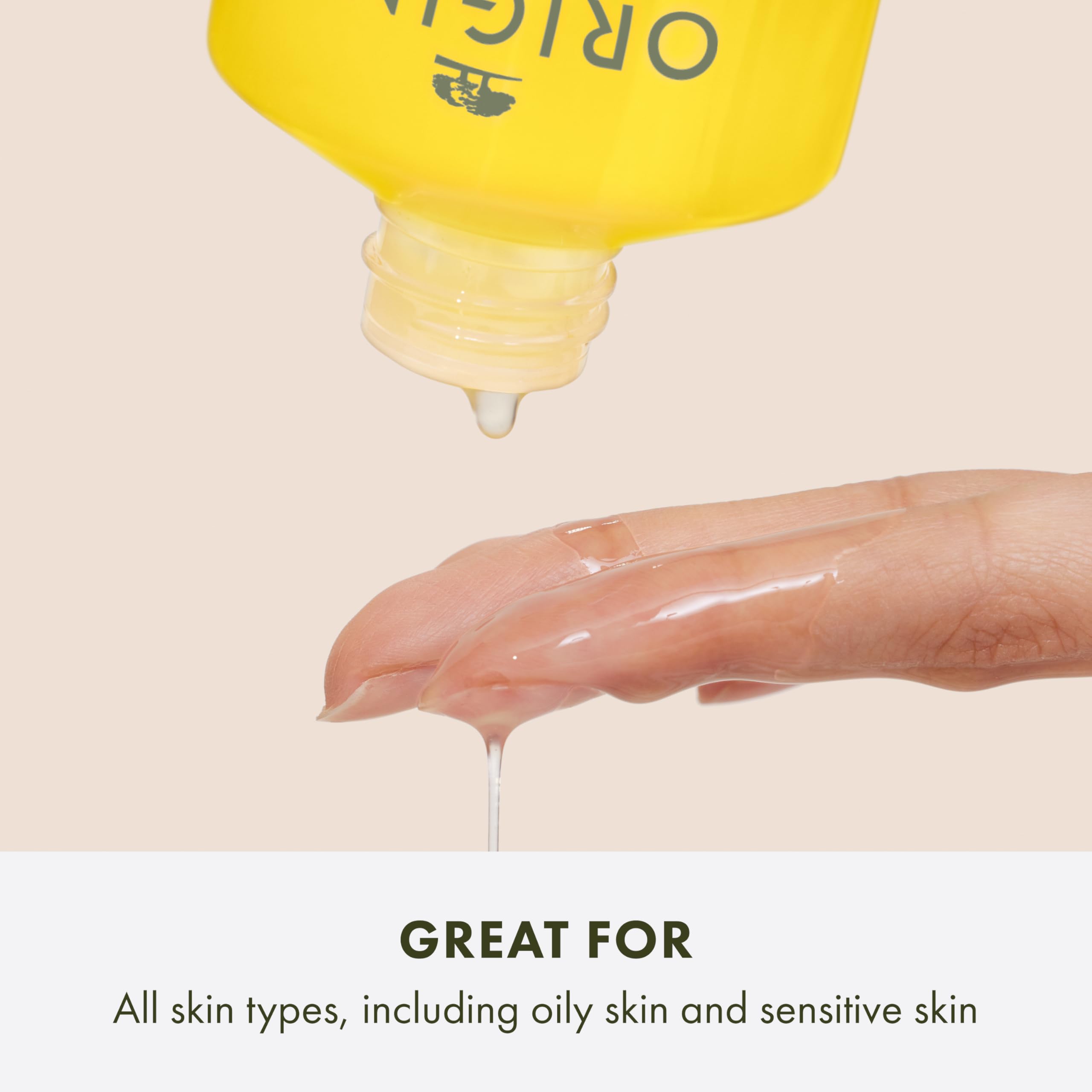 Origins Checks and Balances Milky Oil Cleanser + Makeup Melter | Softens Skin & Removes Makeup | With Squalane & Plant-Derived Glycerin, 5 Fl Oz