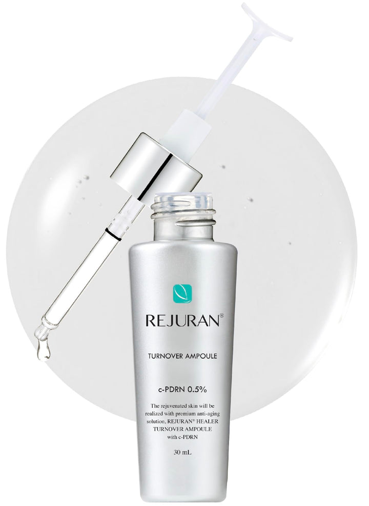 REJURAN® Turnover Ampoule, c-PDRN® - Original PDRN Anti-Aging Face Serum for Firmness, Radiance, and Youthful Glow. Korean Skin Care, Clinically Developed (1.01 fl oz)