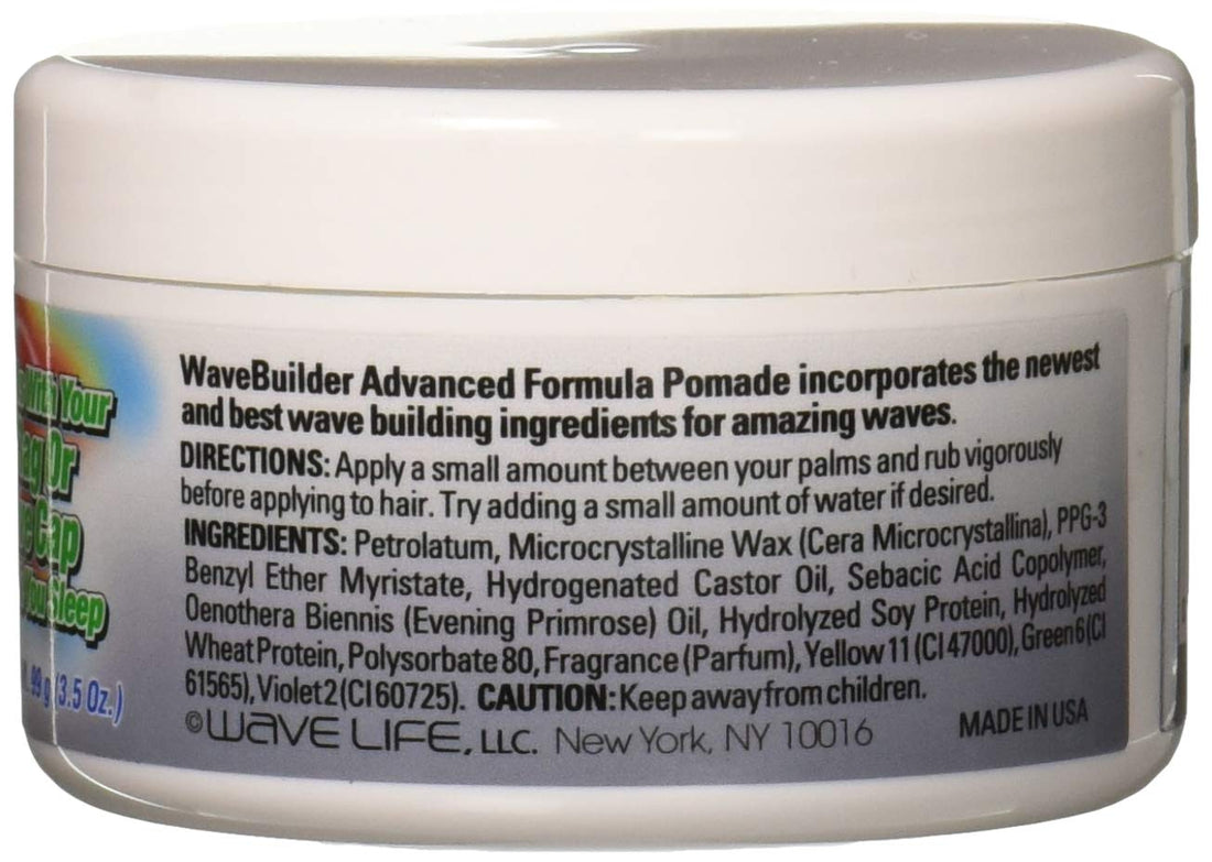 Wavebuilder Night Form Advanced Formula Pomade, 3.5 Ounce
