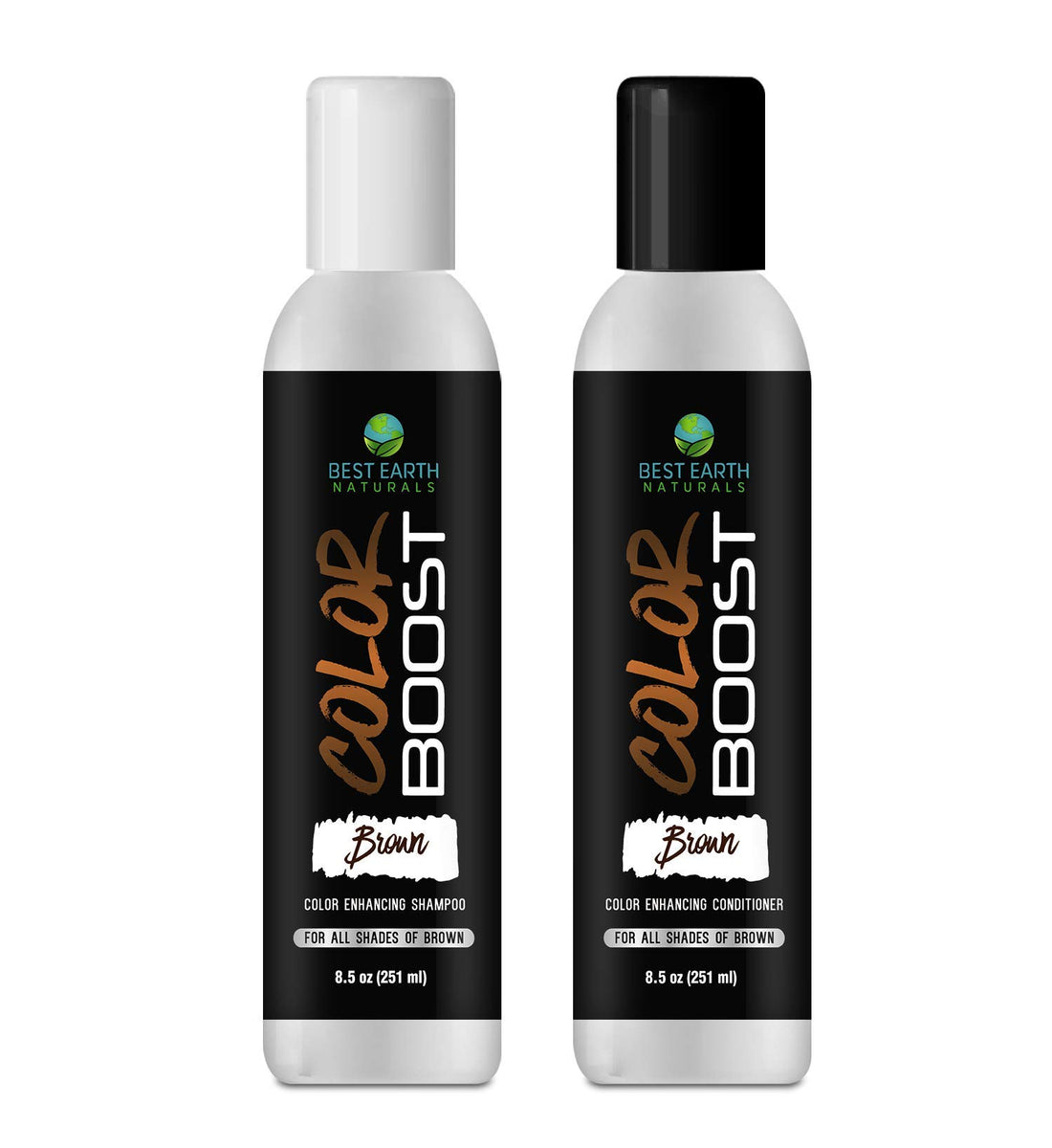 Color Boost Brown Color Depositing Conditioner For All Shades of Brown Hair Add Hair Color or Help Cover Gray Hair for Men and Women 8.5 Ounces