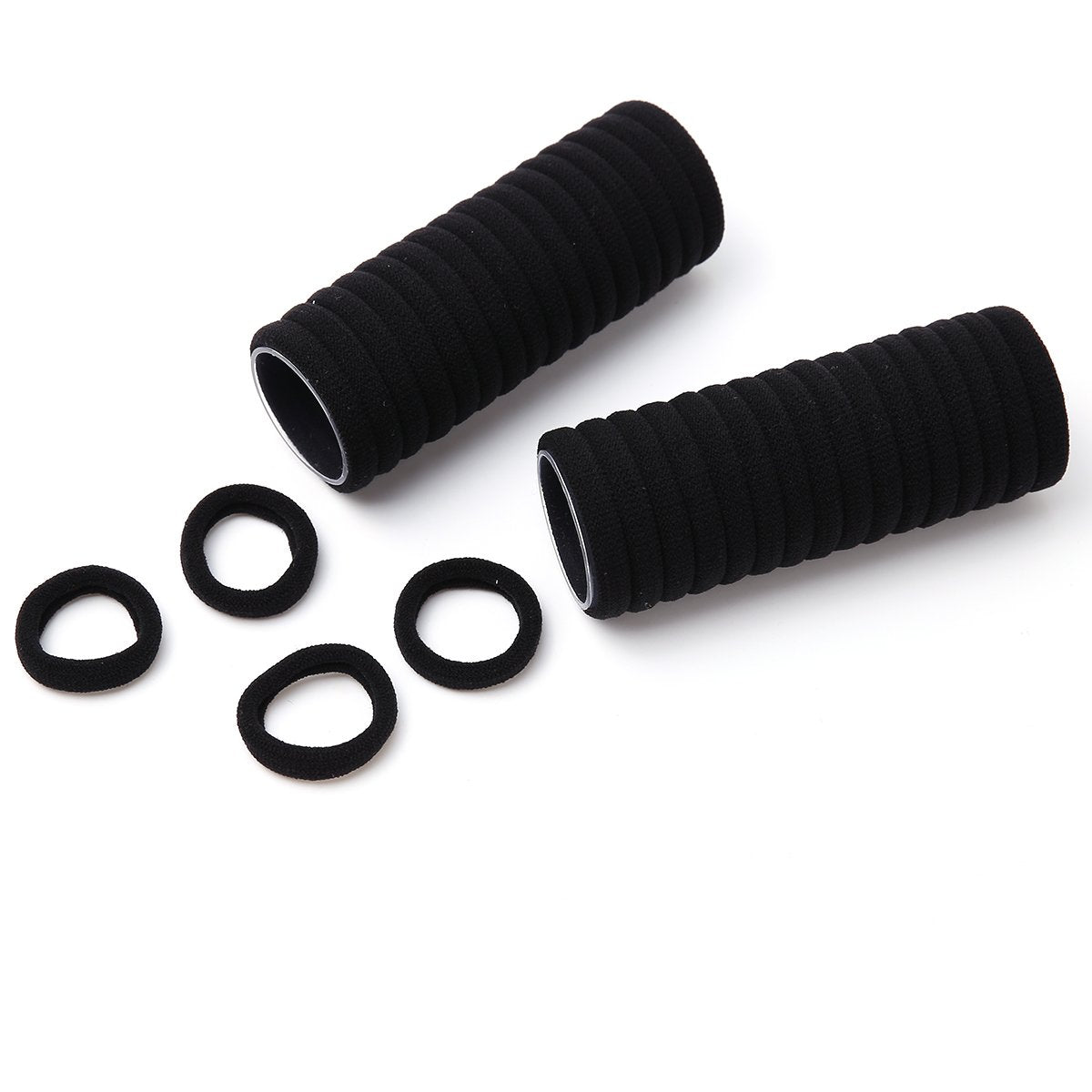 Munax Munax Baby Kids girls Small Size Hair ties No damage ouchless hair elastics No Crease Ponytail holders Tiny Soft elastic rubber bands,Black 120 PCS