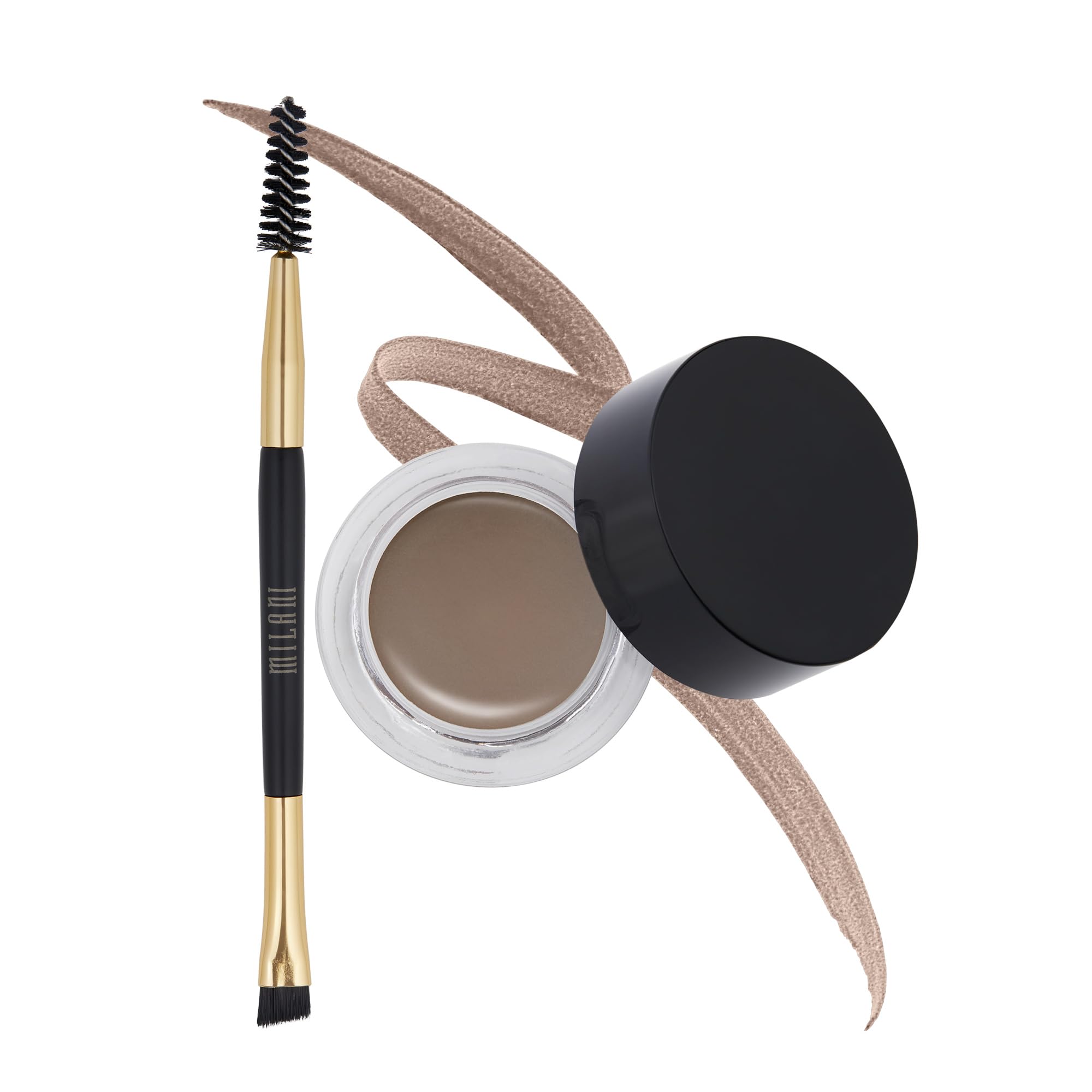 Milani Stay Put Brow Color, Medium Brown, 0.09 Ounce (Packaging May Vary)