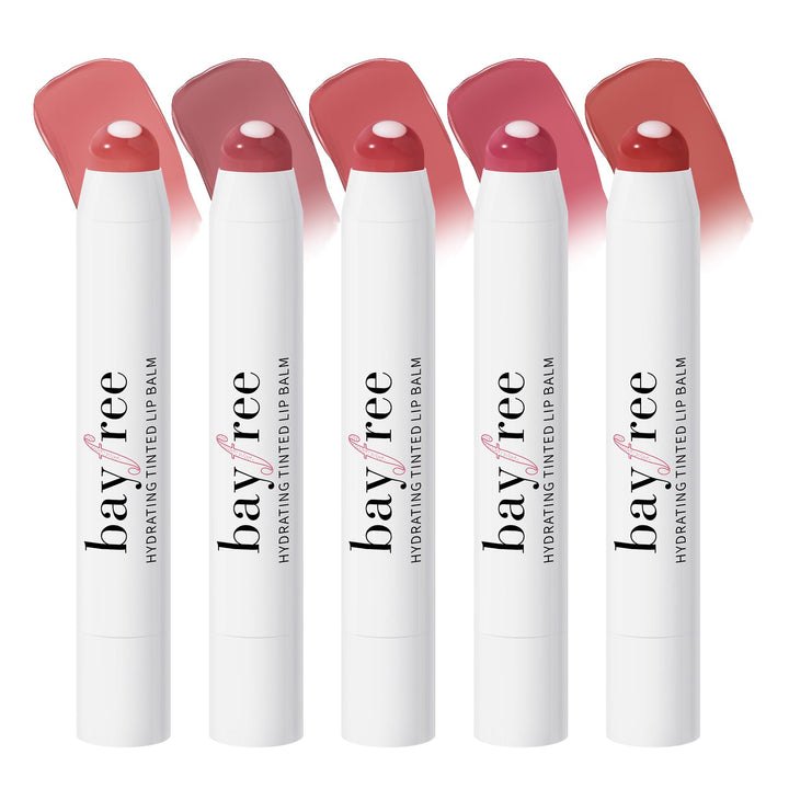bayfree Tinted Lip Balm Plumper, Glossy, Pump Lips, Lightweight, Moisturize & Tint with Jojoba Seed Oil, Vegan Lip Balm Lip Care Present, Garden