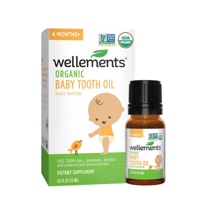 Wellements Baby Tooth Oil, .05 Oz