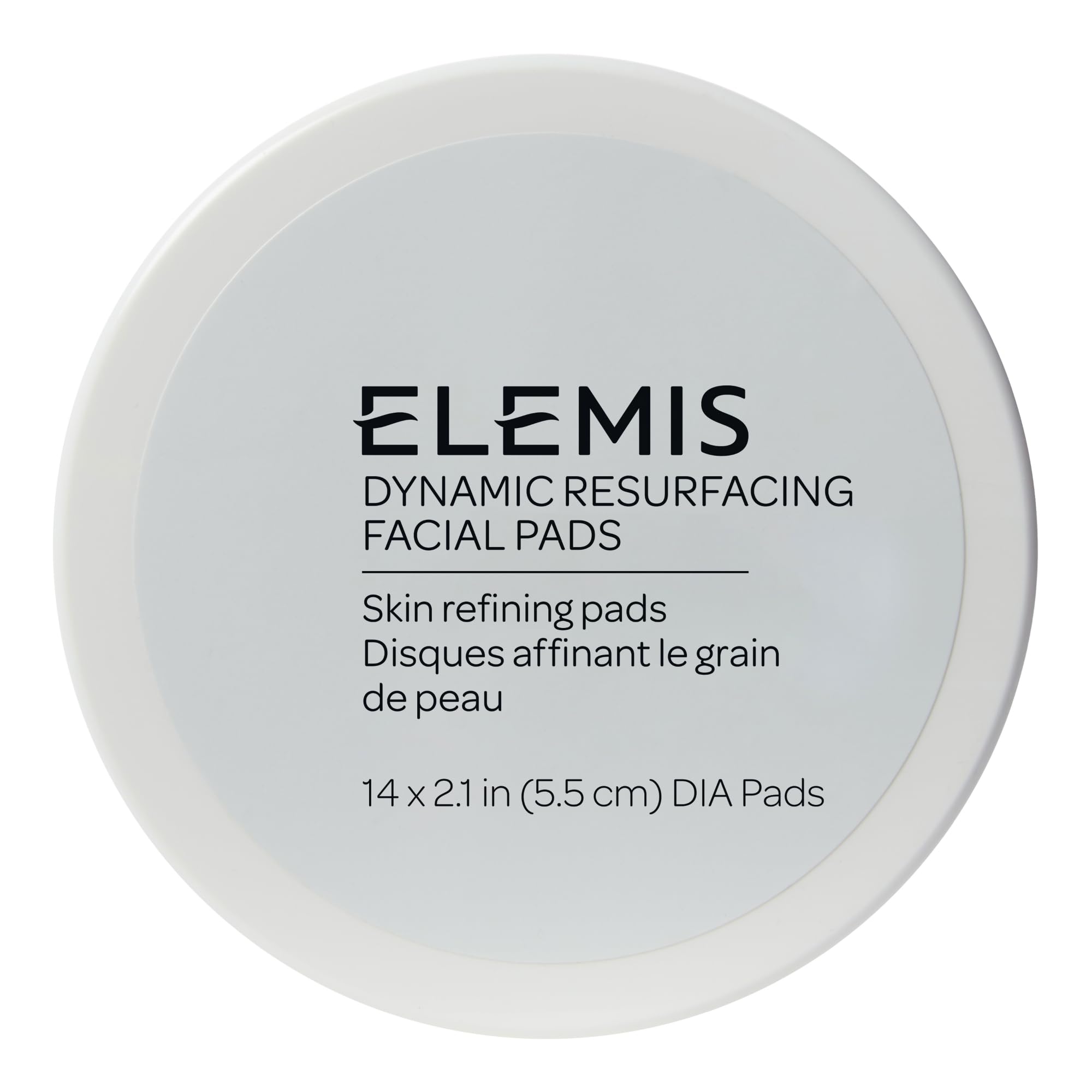 ELEMIS Dynamic Resurfacing Pads, Exfoliating Pads, Toner Pads, Chemical Exfoliant Face Toner, Lactic Acid Peel, Facial Cleansing Pads, Chemical Peel for Face