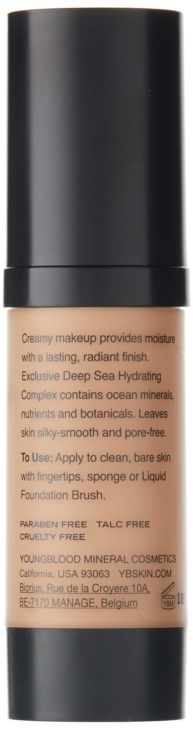 Youngblood Liquid Mineral Foundation Capri, 1 Fluid Ounce