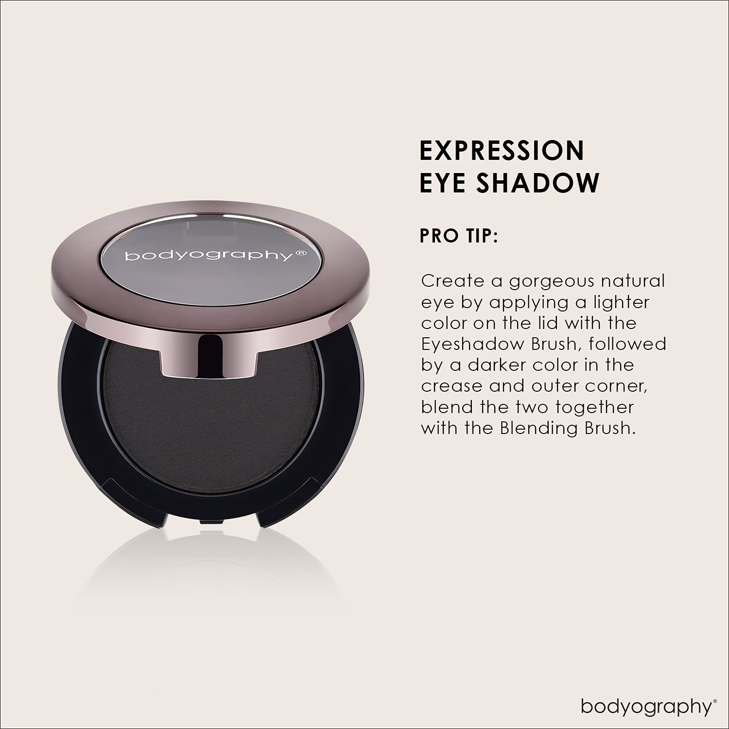 BODYOGRAPHY - Expressions Eye Shadow, Raven, 0.14 Ounce