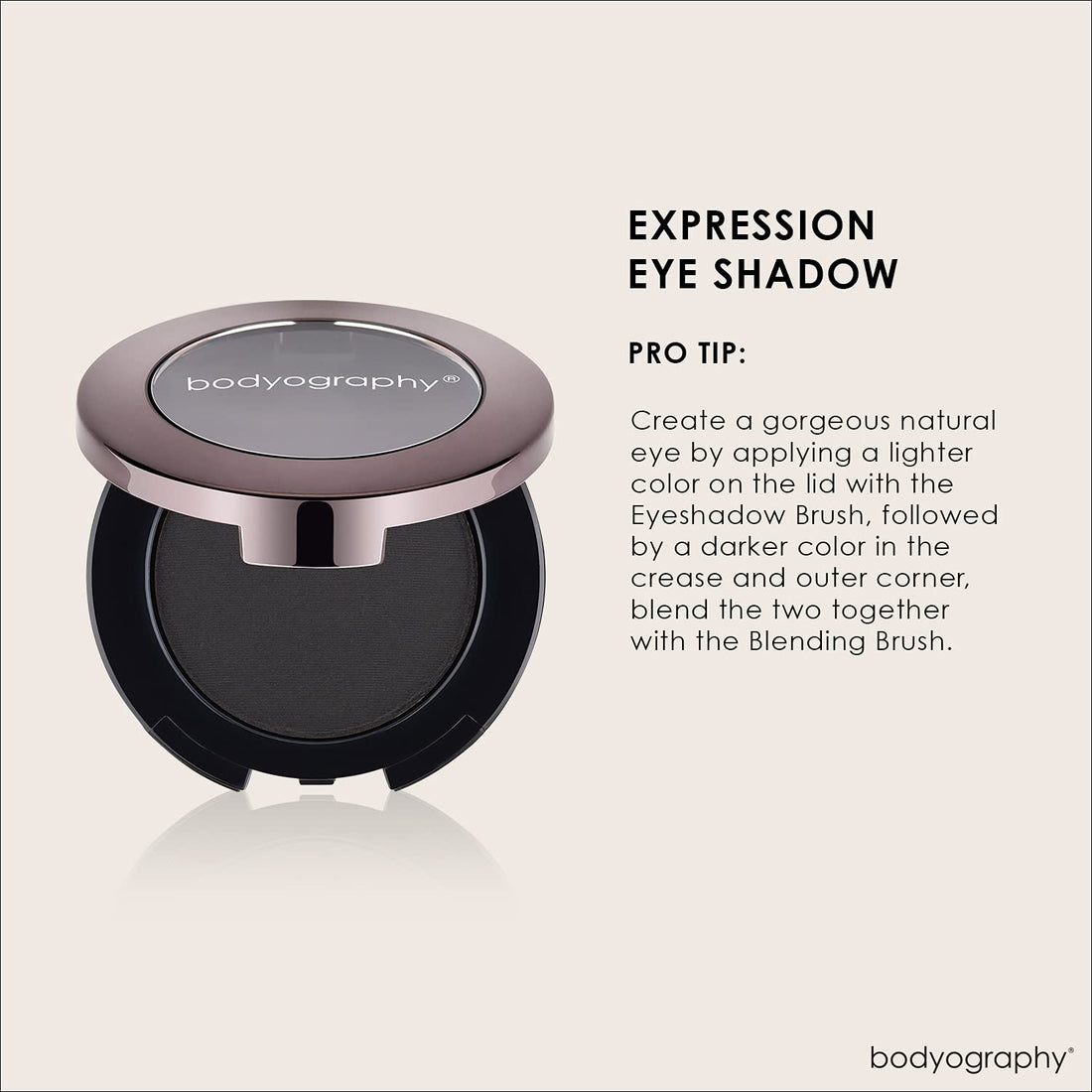 BODYOGRAPHY - Expressions Eye Shadow, Raven, 0.14 Ounce