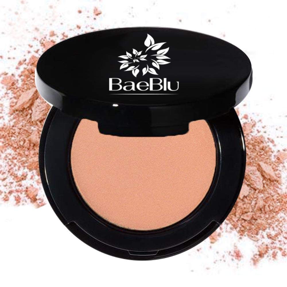 Best Organic 100% Natural Non-GMO Vegan Pressed Powder Blush for Face, Made in USA by BaeBlu, Flush