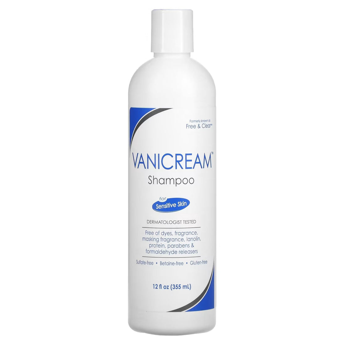Free&Clear Shampoo, 12 Oz