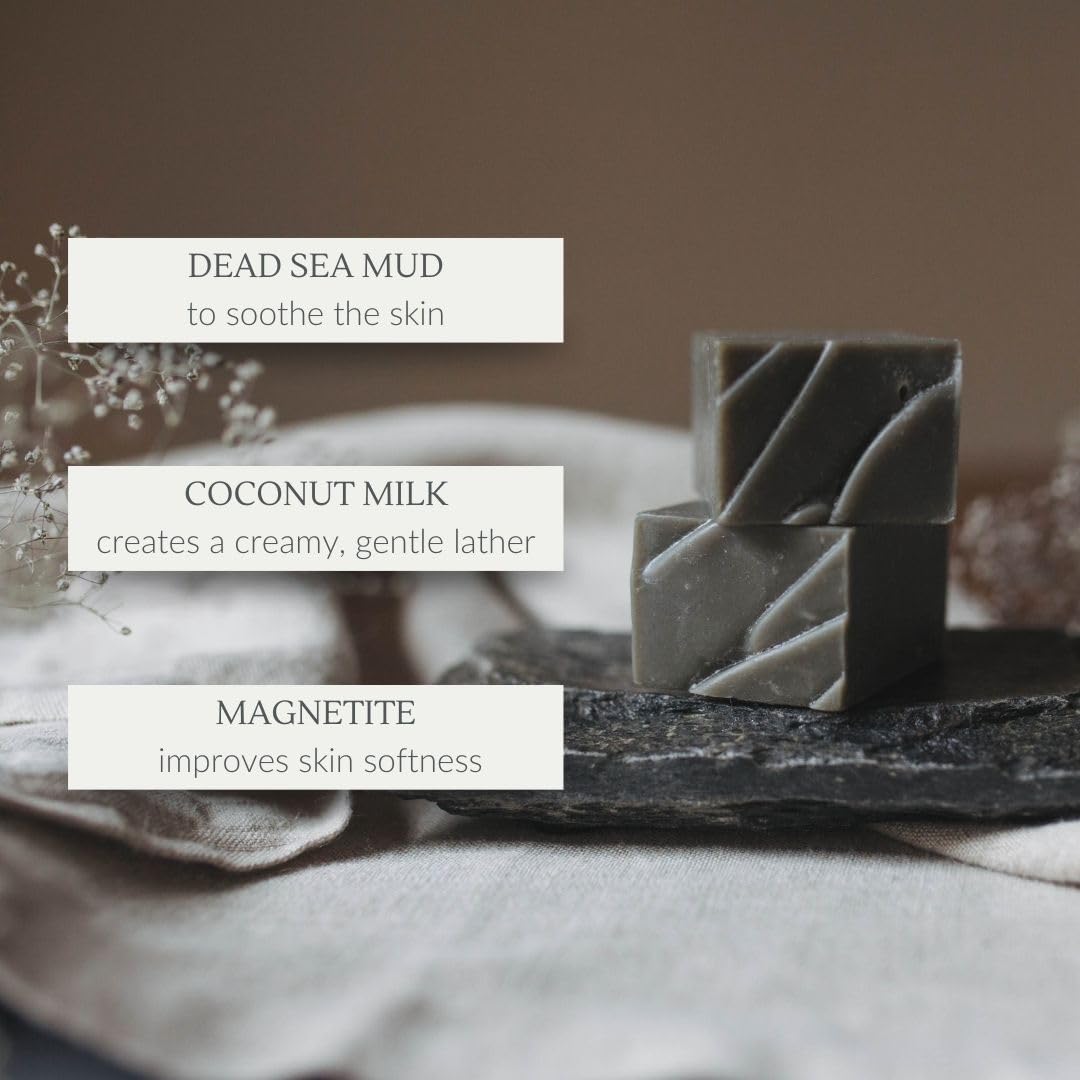 Osmia Organics Black Clay Facial Soap