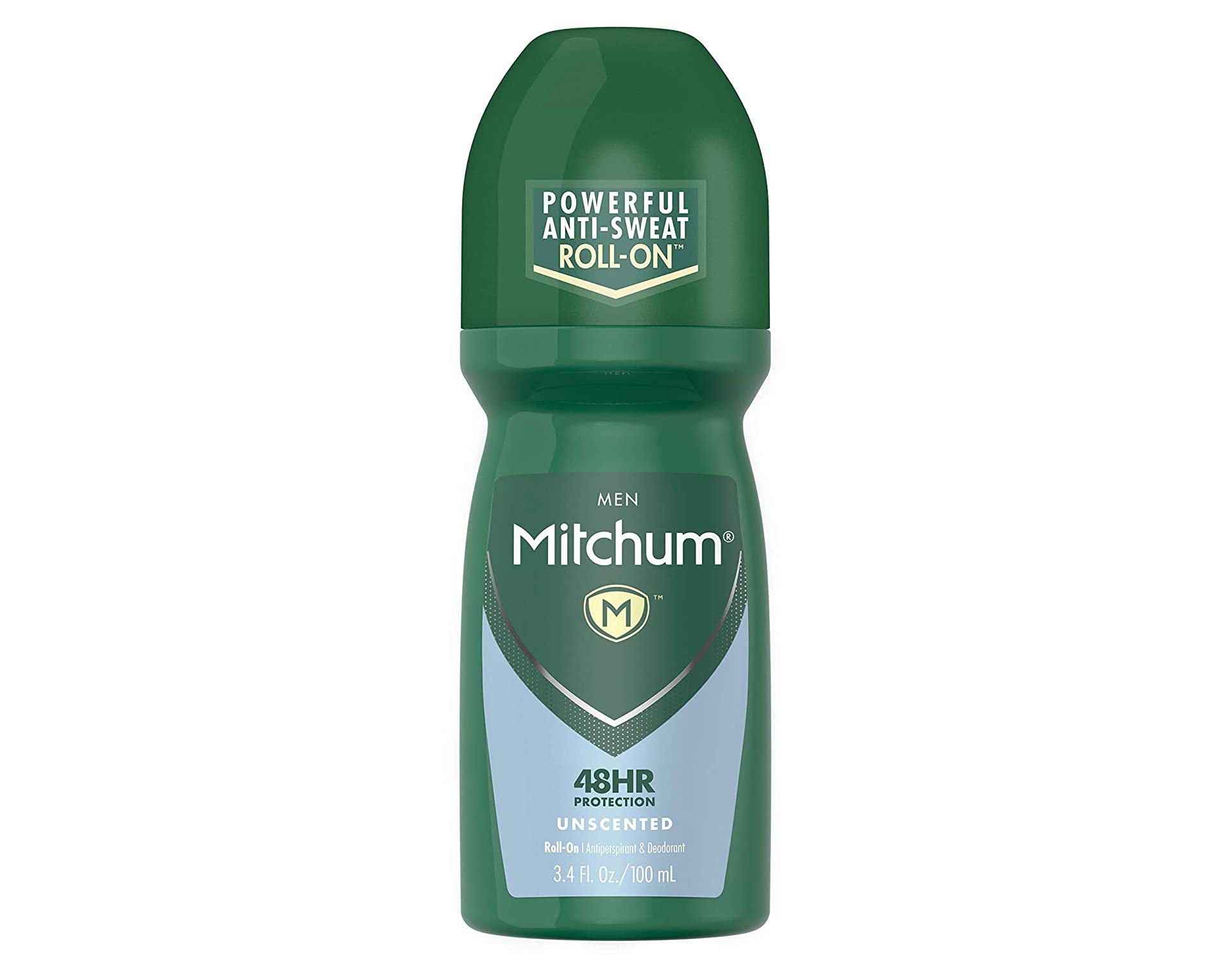 Mitchum Invisible Anti-Perspirant & Deodorant Roll-On, Unscented 3.4 oz (Pack of 4)