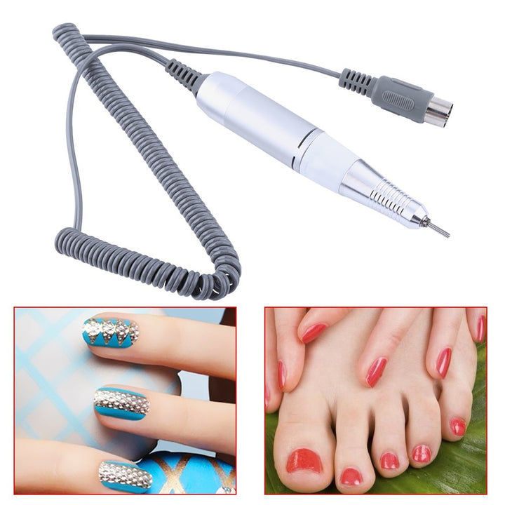 Electric Nail Drill Handpiece Electric Manicure Pedicure Drill Replacement Pen Shape Nail Grinder