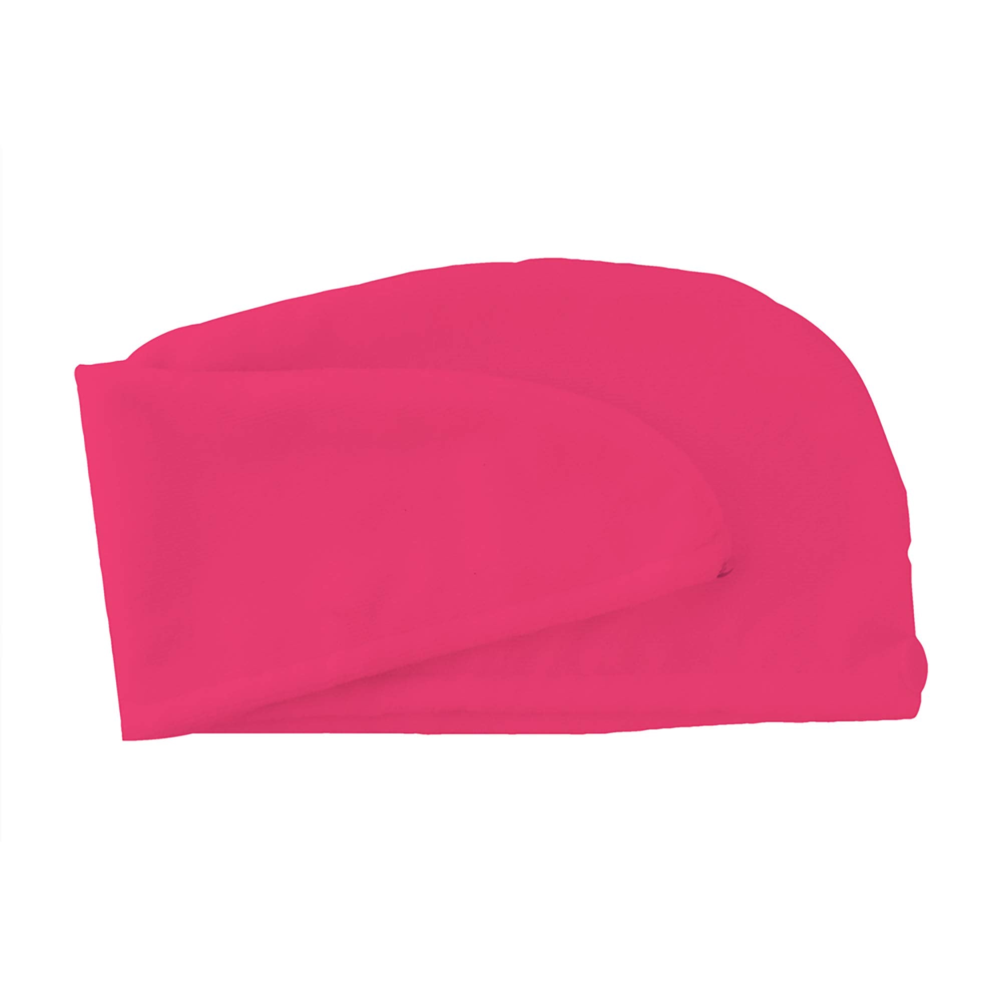 STUDIO DRY Super Absorbent Hair Towel Turban Wrap, Pink/Black