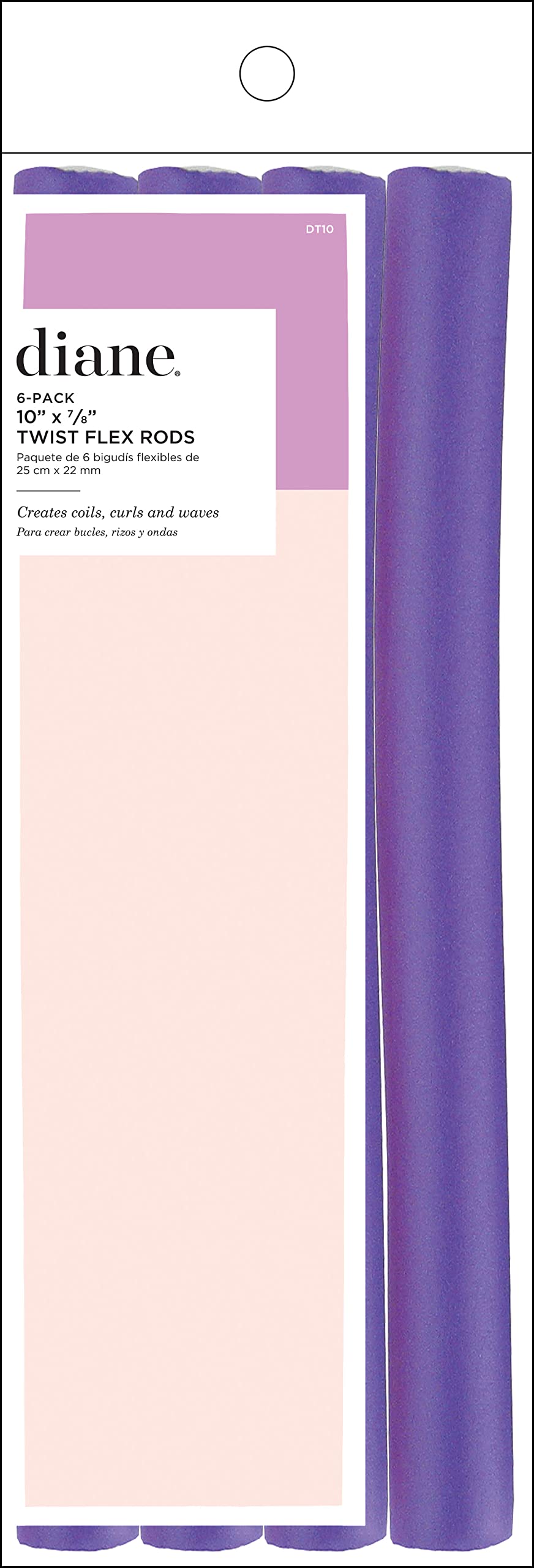 Diane Twist-Flex Rods, Purple, 7/8