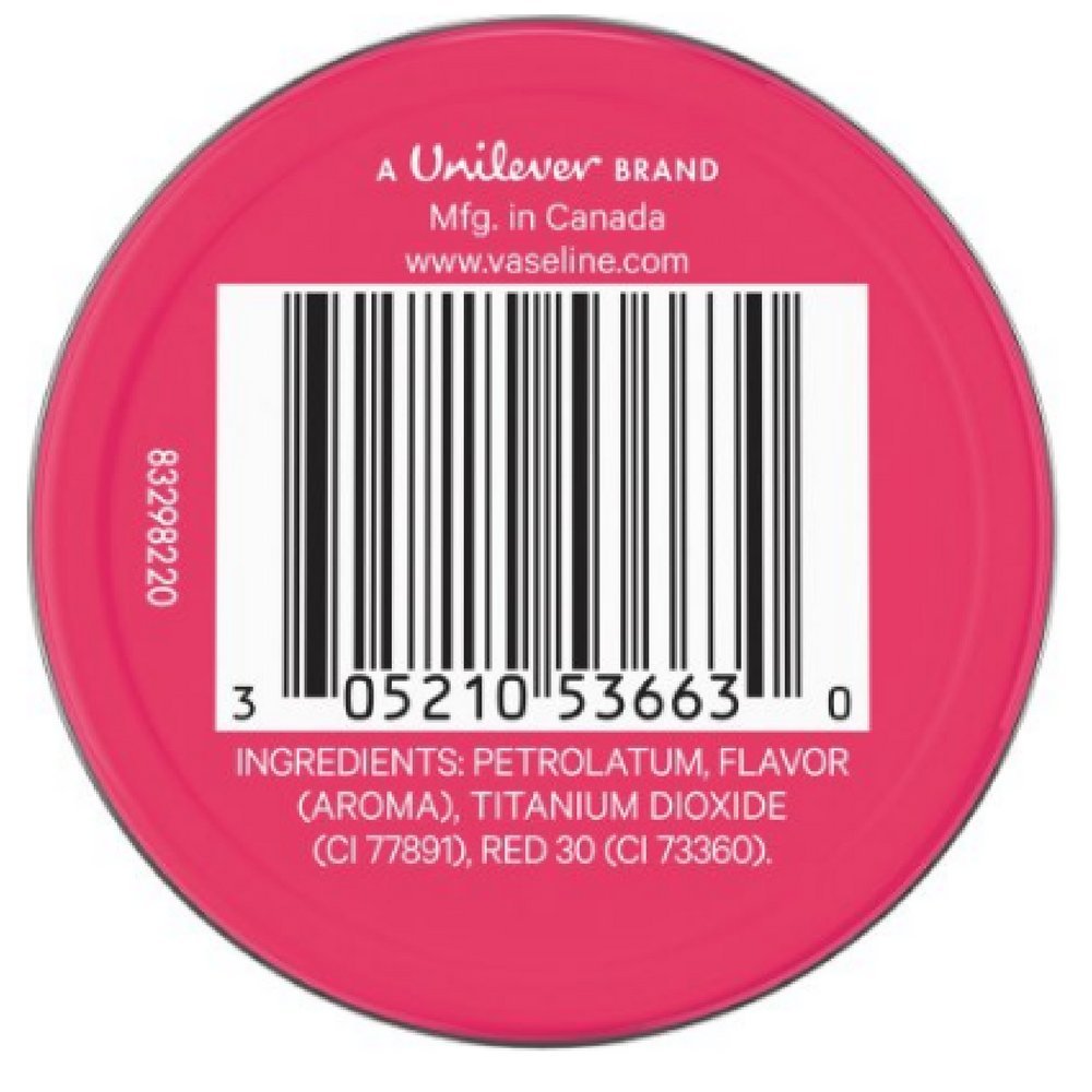 Vaseline Lip Therapy Lip Balm Tin, Rosy Lips, 0.6 Ounce