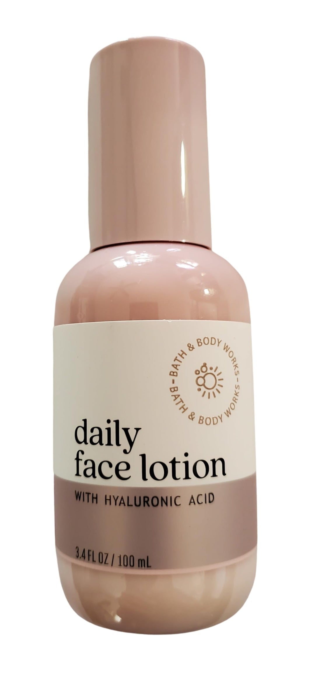 Bath and Body Works Daily Face Lotion With Hyaluronic Acid 3.4 Ounces