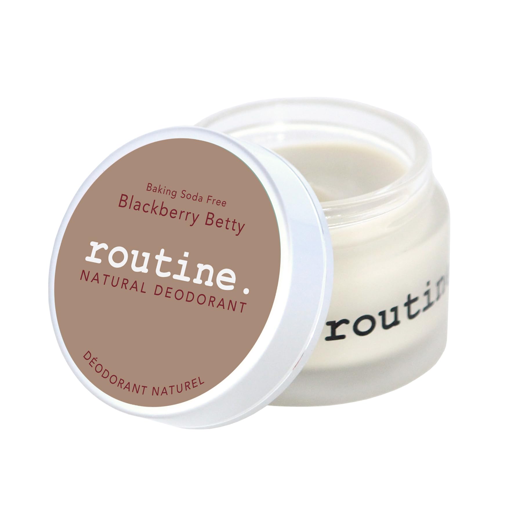 Blackberry Betty : Routine De-Odor-Cream Handcrafted BAKING SODA-FREE 50ml Natural Deodorant Cream (Blackberry Betty)