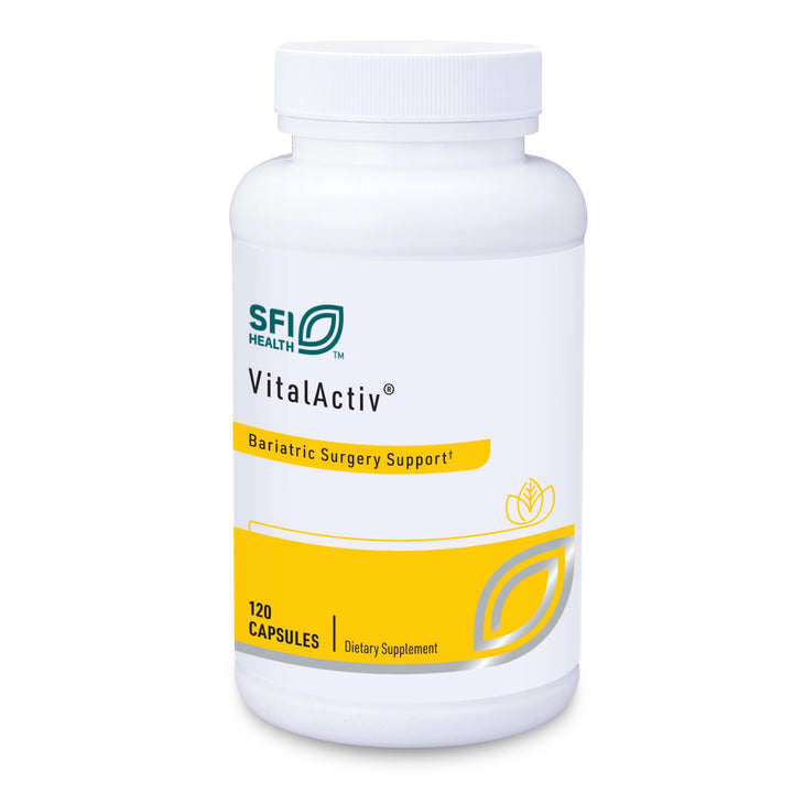 Klaire Labs Vitalactiv - Bariatric Multivitamin & Mineral Supplement, Hypoallergenic with Active Folate & Chelated Minerals (120 Capsules)