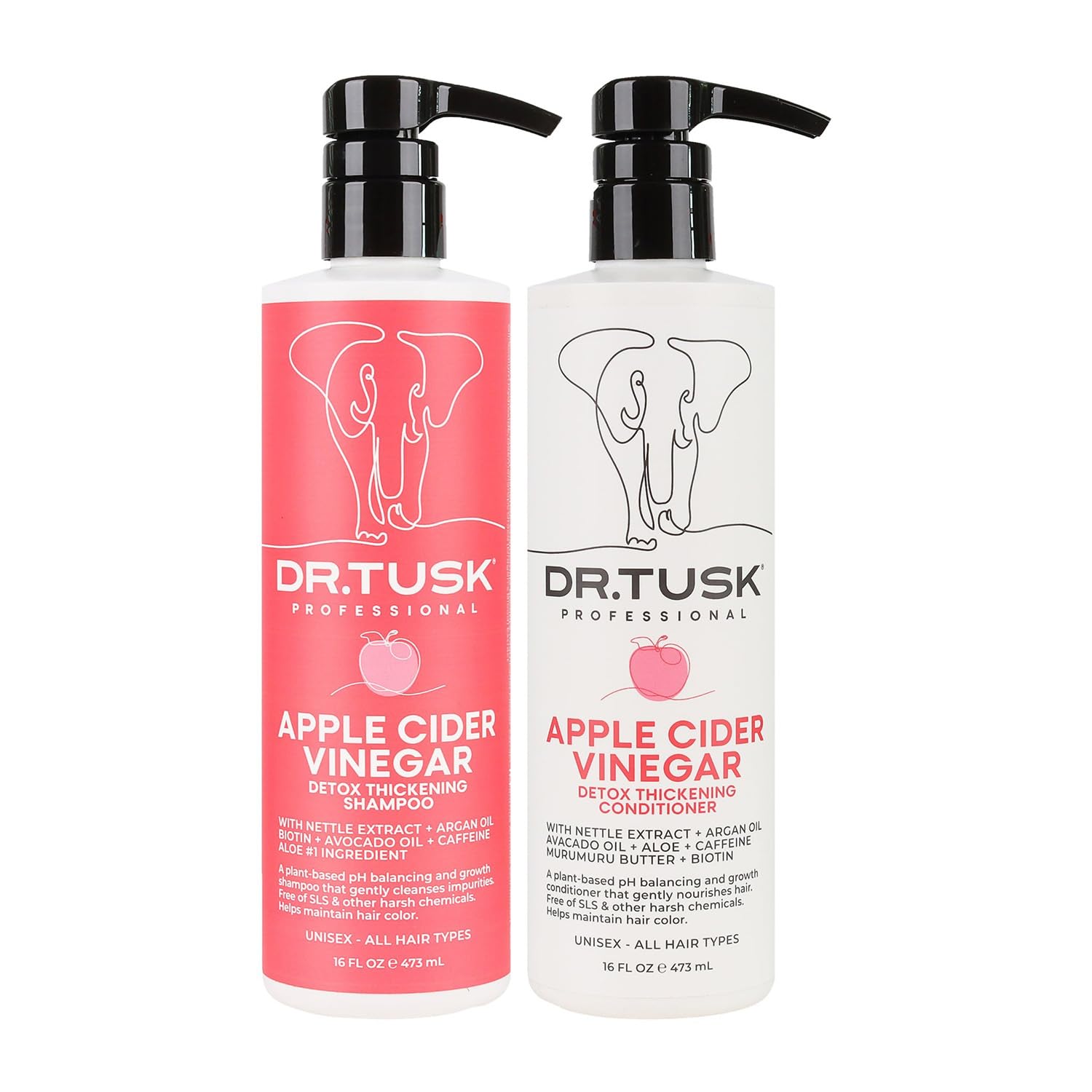Dr. Tusk Shampoo and Conditioner Set (Apple Cider Vinegar Bundle)