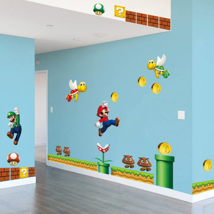 Brothers Wall Decals | Build a Scene Vinyl Wall Stickers | Removable Peel and Stick Decals