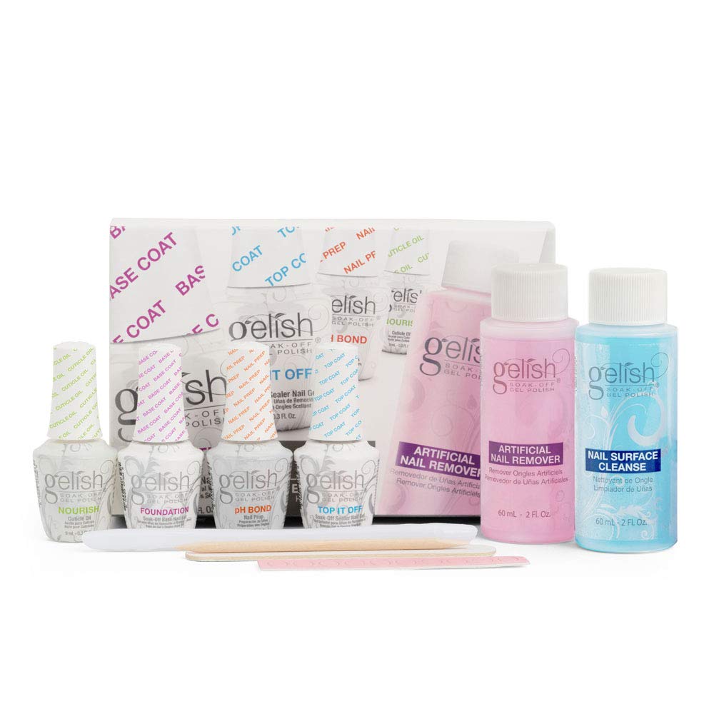 Gelish Mini Basix Gel Nail Polish Starter Kit