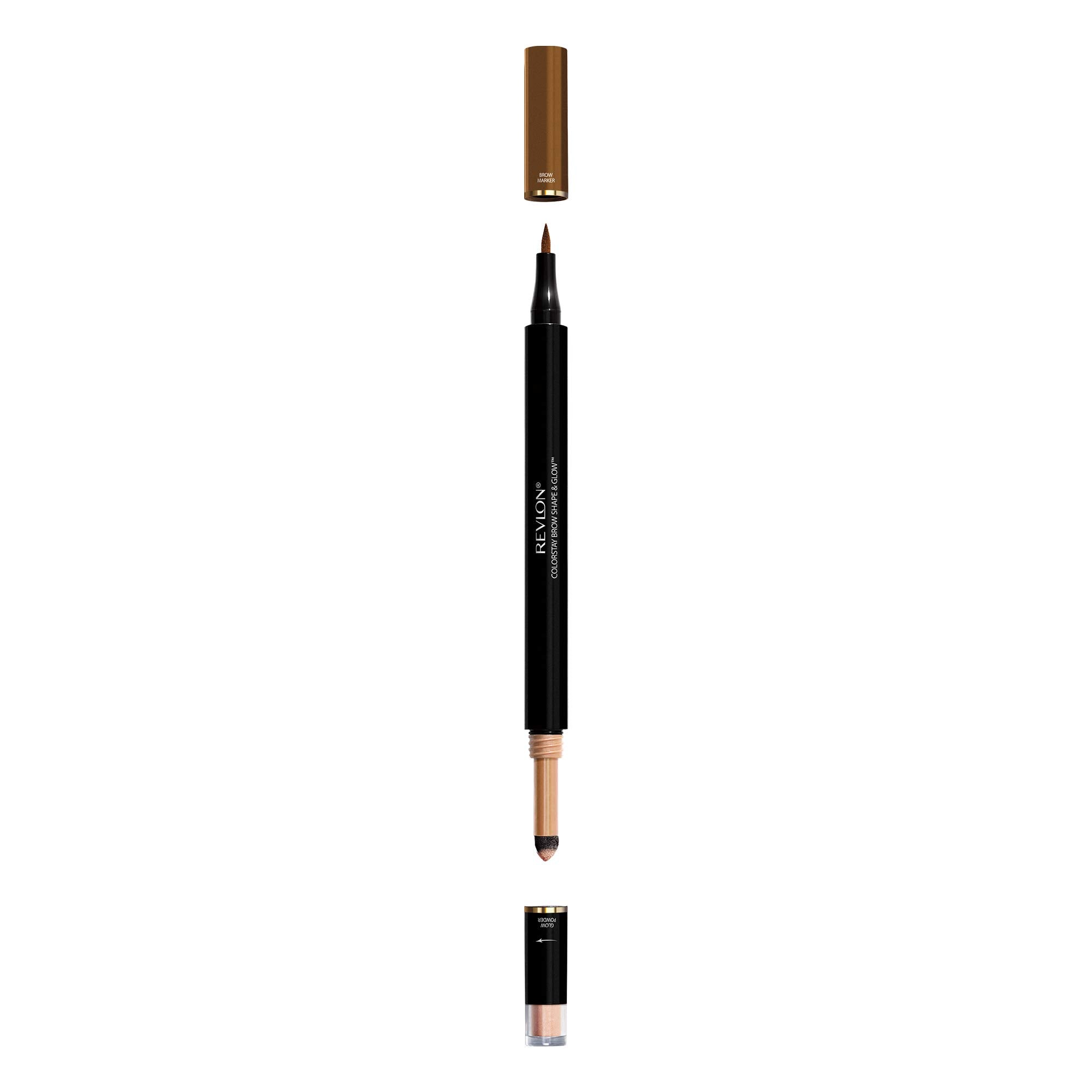 Revlon Colorstay Shape & Glow Eye Brow Marker and Highlighter, Soft Brown (0.02 Oz (Marker), 0.008 Oz (Highlighter)),1 Count