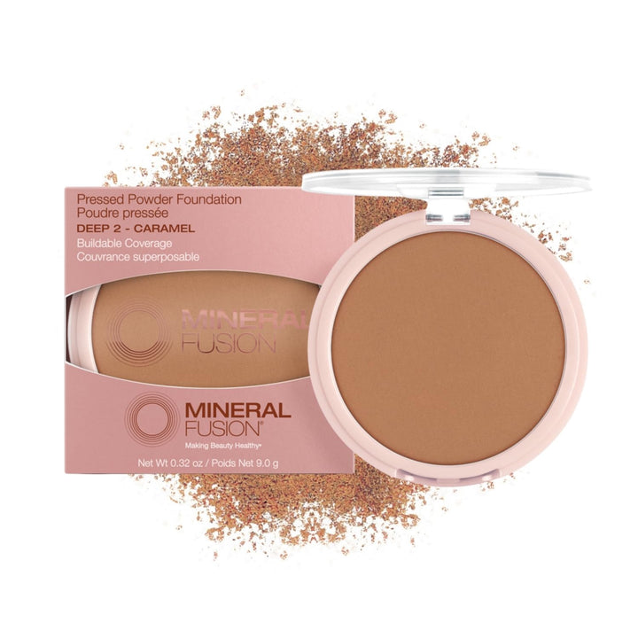 Mineral Fusion Pressed Powder Foundation Deep 2, 0.32 oz