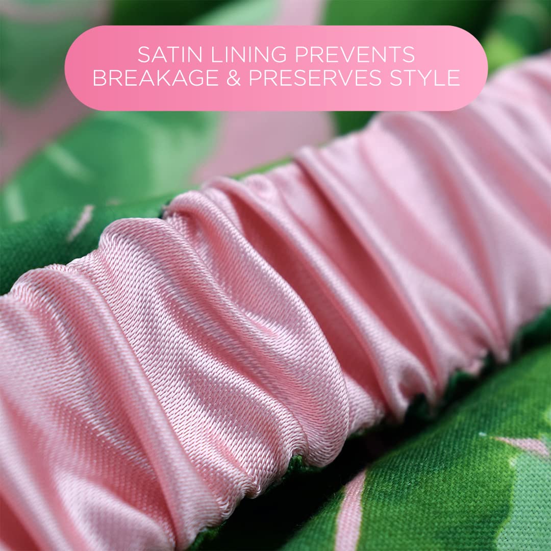 ADAMA Satin Lined Headband, Tropical