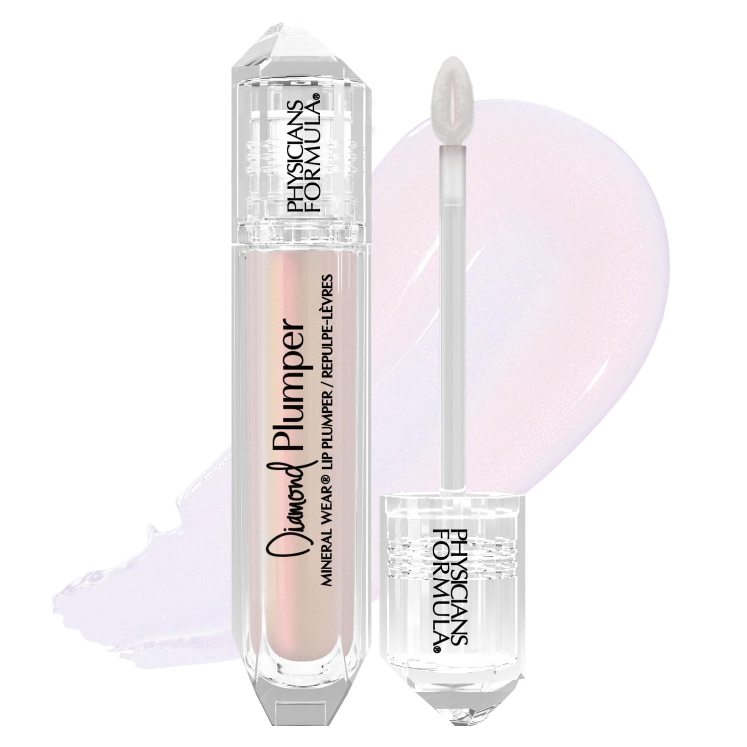 Physicians Formula Mineral Wear Diamond Glow Lip Plumper Light Pink Princess Cut