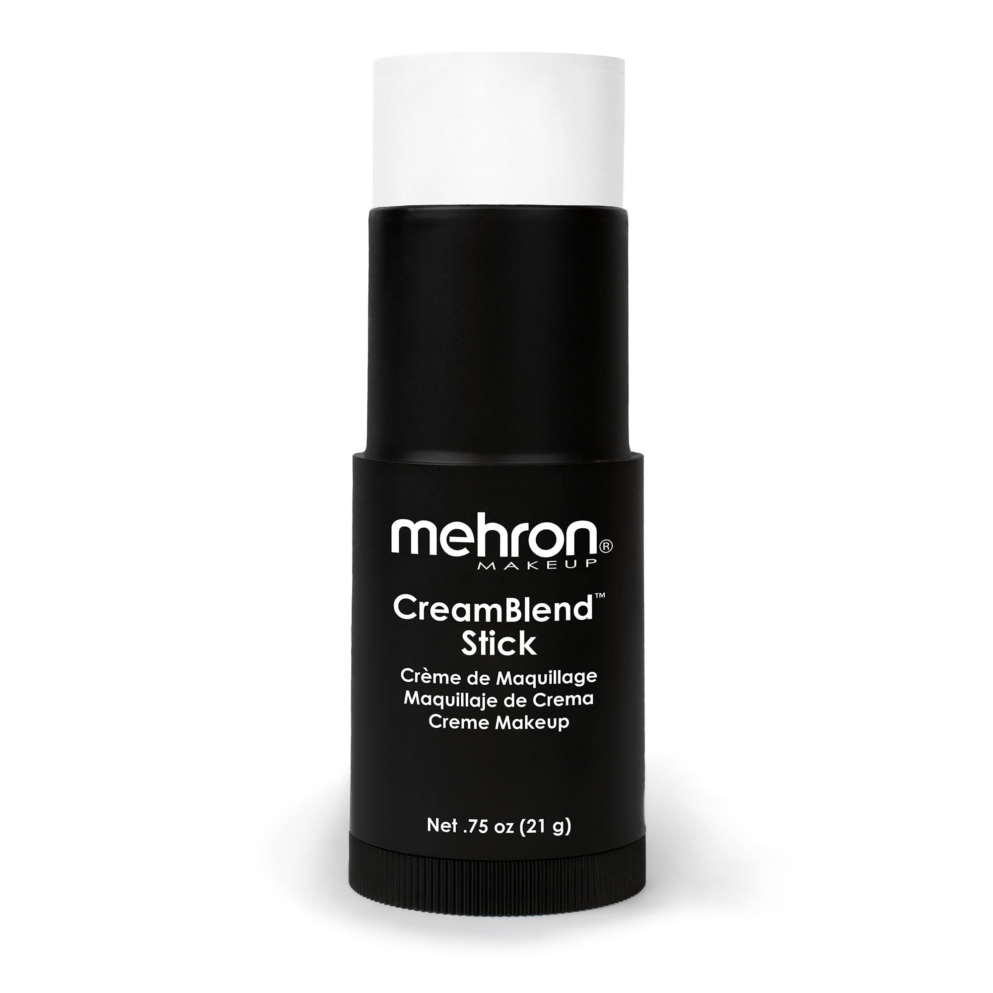 Mehron CreamBlend Stick Makeup - White - .75 oz (21 gm)