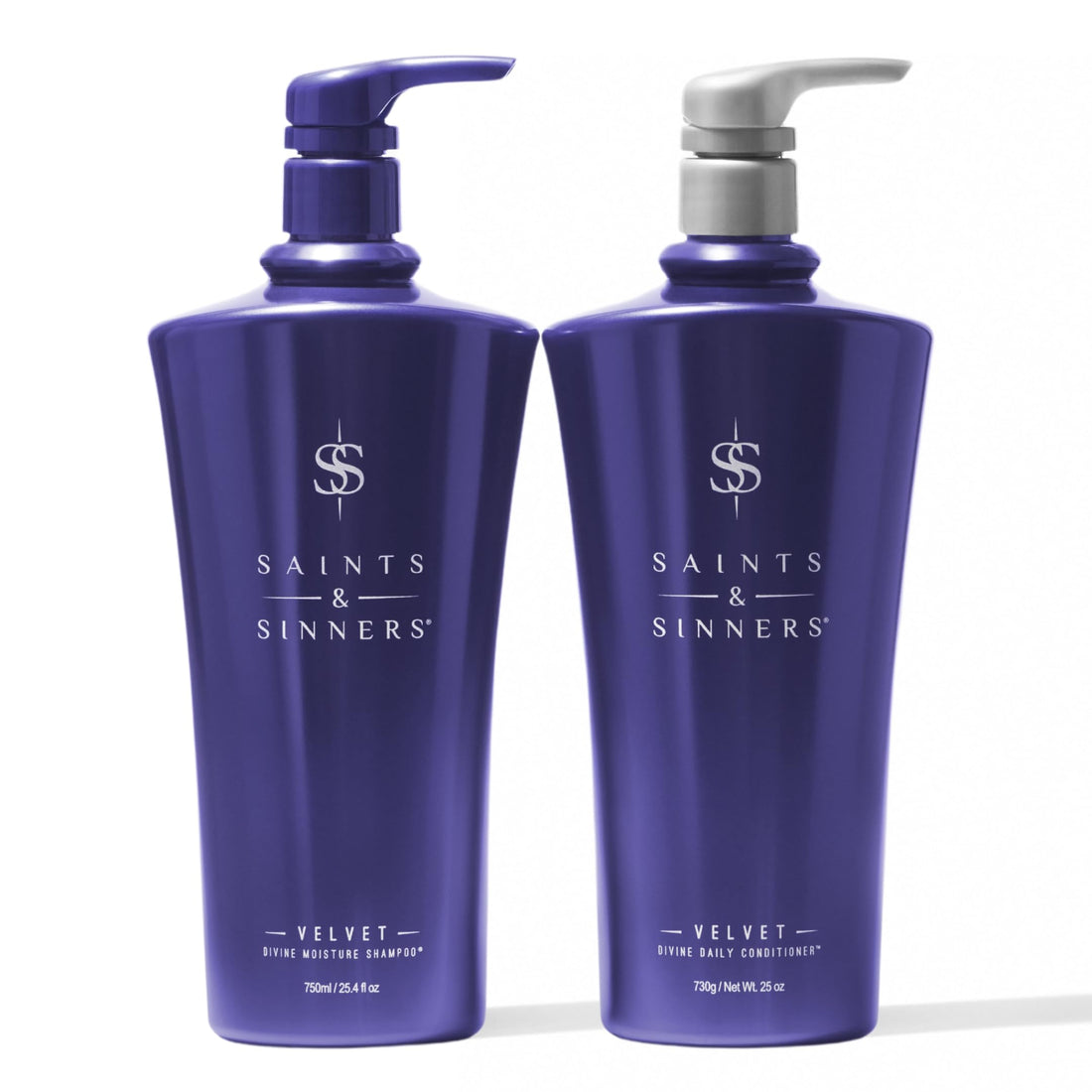 Saints & Sinners Velvet Duo (750ml) for Dry, Damaged, Color Treated Hair