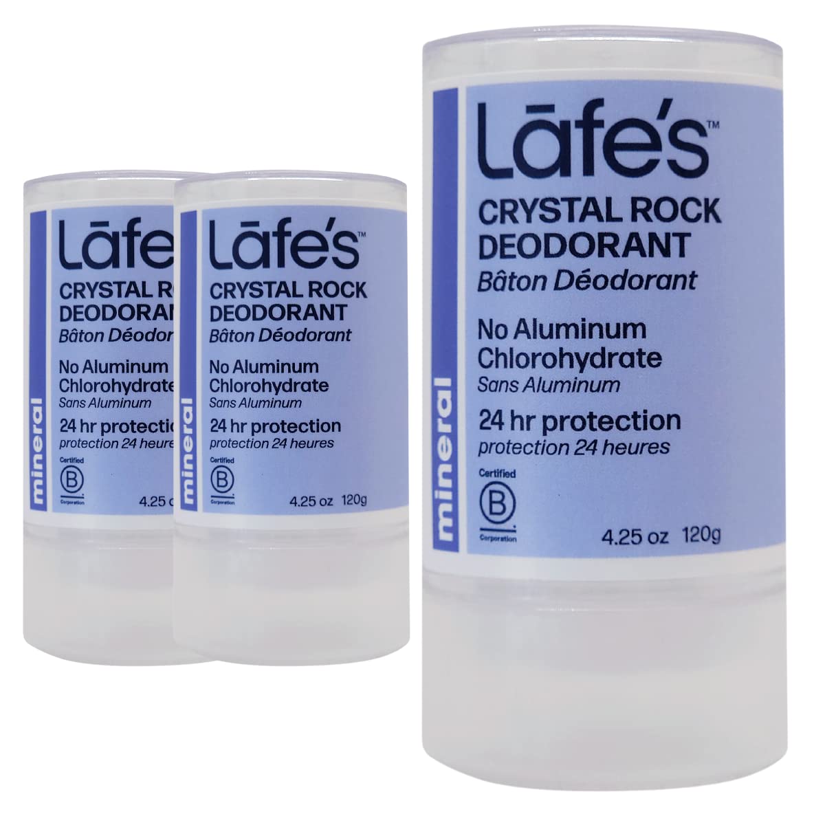 Lafe's Deodorant Stick, 4.25 Ounce (3 Count)