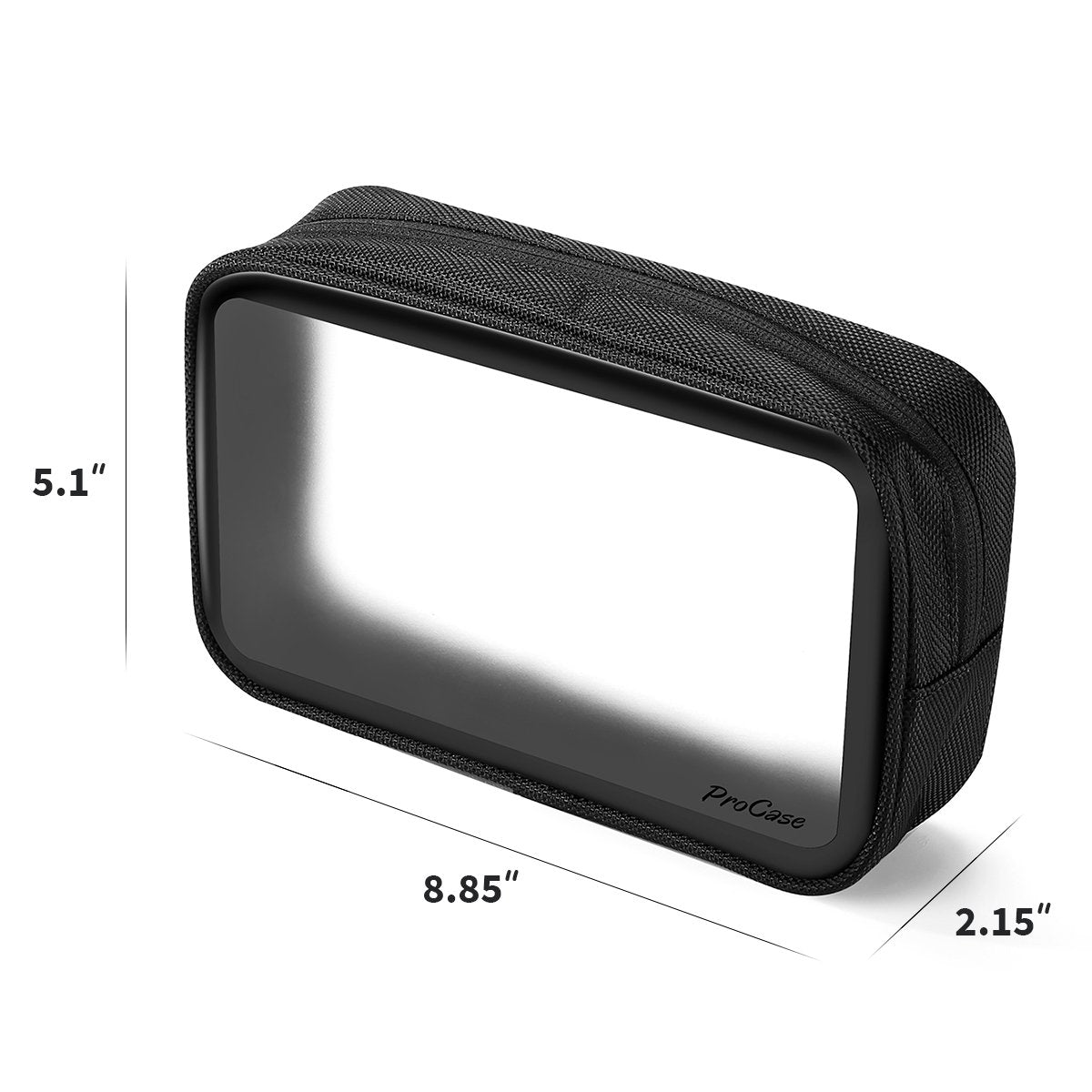 ProCase Gadgets Bag Pouch Electronics Accessories Organizer Travel Gear Storage Case Bag for Hard Drive Mouse USB Cables Power Bank Charger Power Adapter Cord Plug